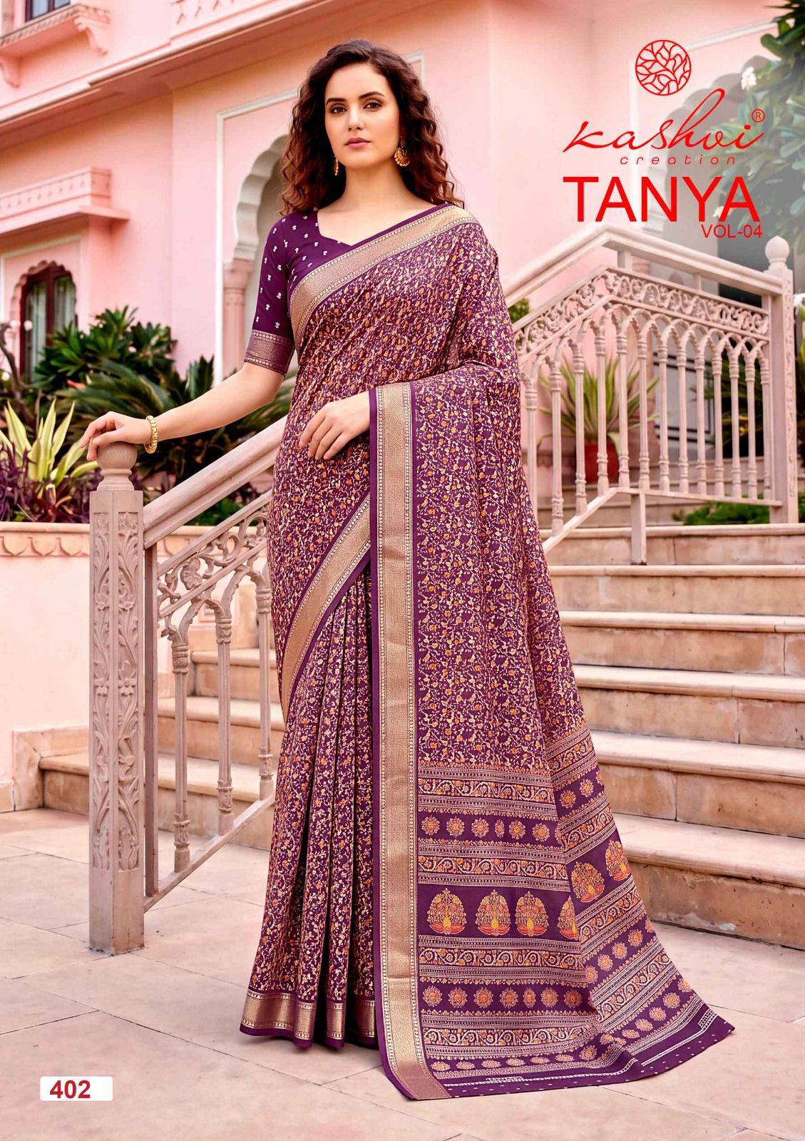 TANYA VOL. 4 By KASHVI CREATION 401 To 408 Series 